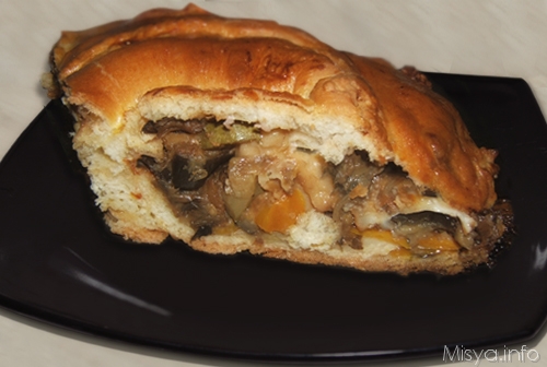 Brioche rustica con ciambotta