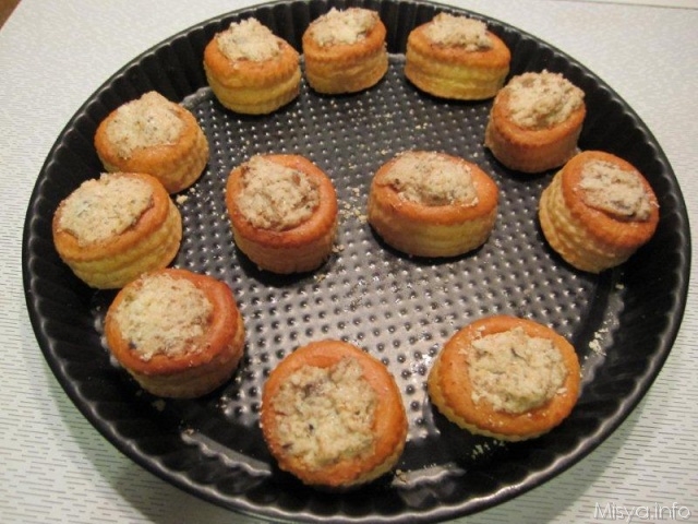 Vol au vent pollo e funghi