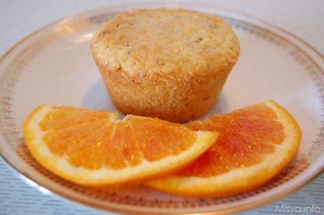 Muffin arancia e mandorle