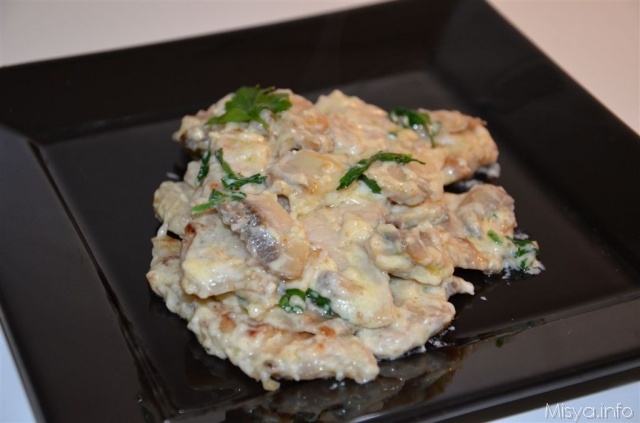 Straccetti funghi e mascarpone
