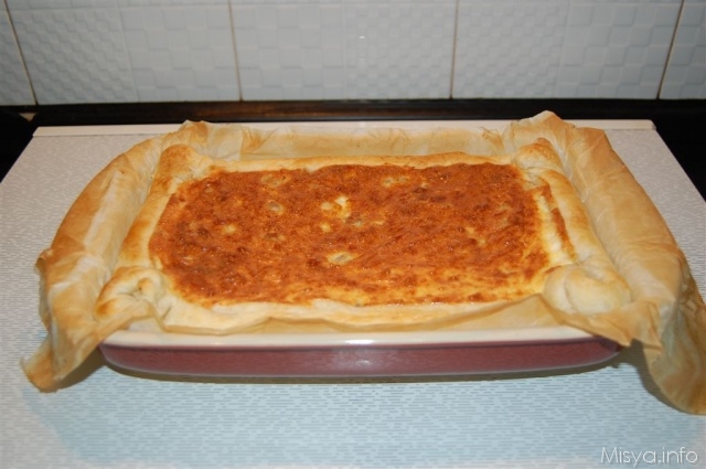 Torta salata salsiccia e stracchino