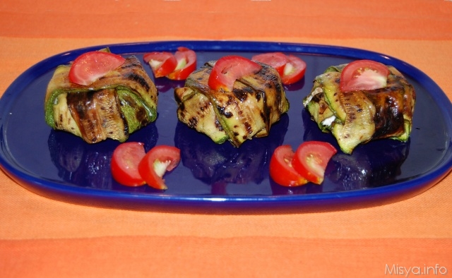 Timballini di zucchine al salmone