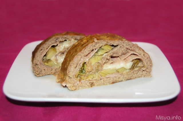 Polpettone con i carciofi