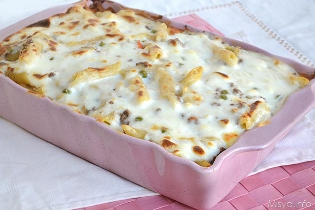 Pasta al forno bianca