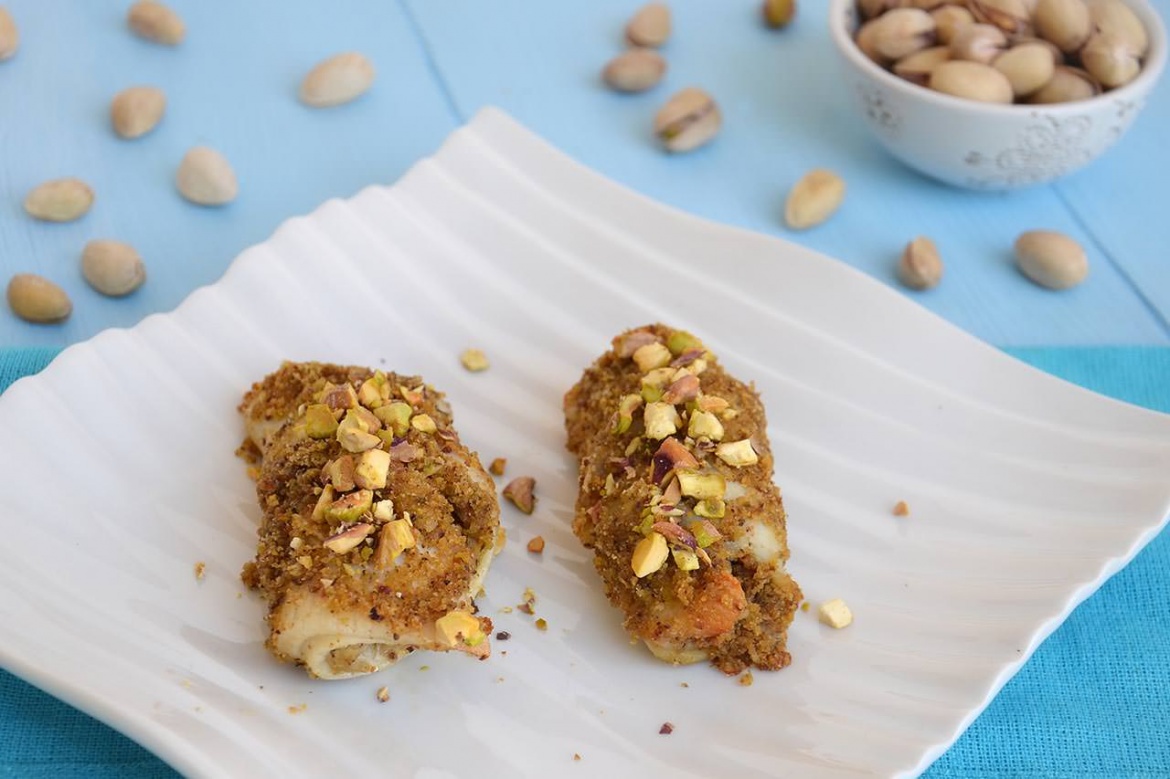 » Involtini di platessa al pistacchio Ricetta Involtini di platessa